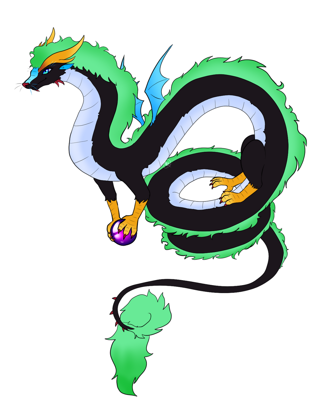 Dragon of the underworld rivers