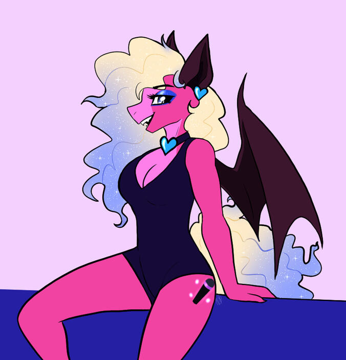 Anthro bat pony